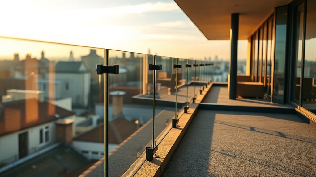 Terrace Glass Balustrades South Woodford
